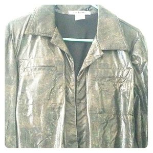 Artificial snake skin jacket